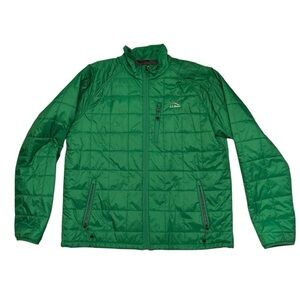 L.L. Bean Men's Kelly Green PrimaLoft Jacket Size XXL Tall